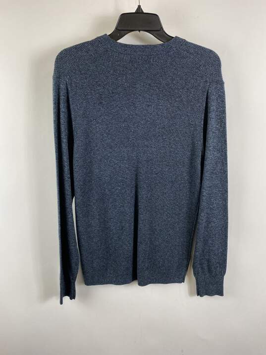 Banana Republic Gray Henley Sweater S NWT image number 2