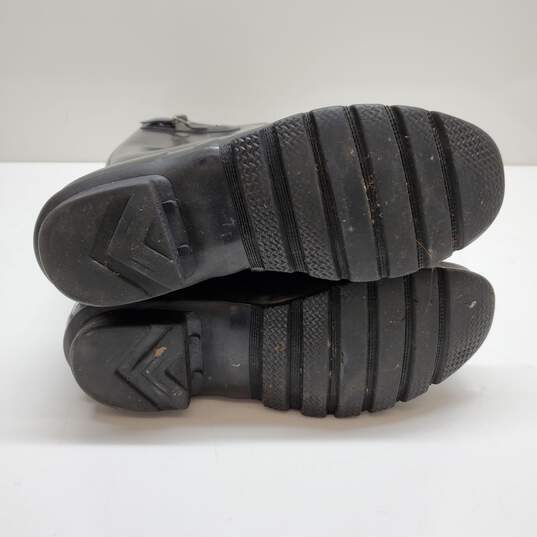 Hunter Tall Black Rain Boots Women's Size 8M/9F image number 2