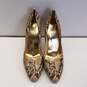 COACH Chelsey Snakeskin Embossed Leather Pump Heels Shoes Size 9B image number 6