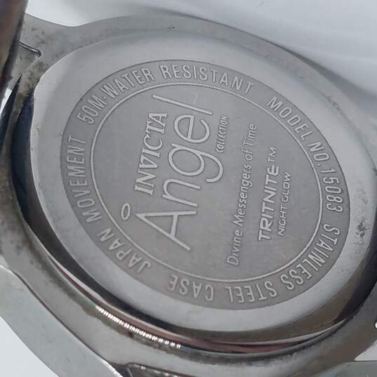 Invicta Angel 15083 Stainless Steel 50M WR Quartz Watch image number 8