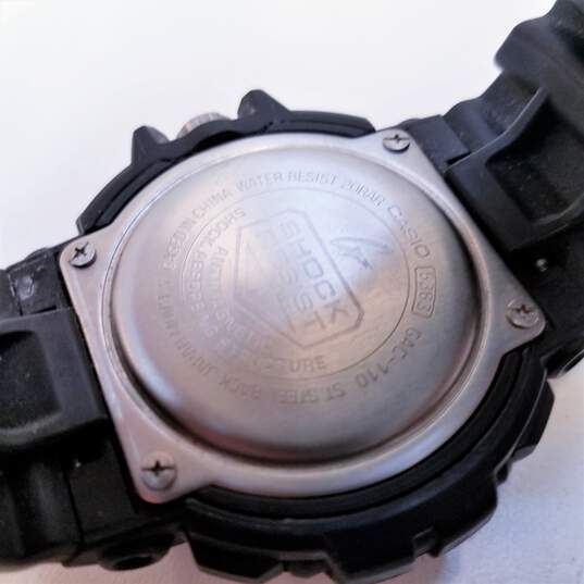 Casio G-Shock GAC-110 Silver Tone And Black Analog With Compass Watch image number 7