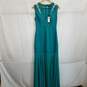 BCBG turquoise formal mermaid sheath dress 4 nwt image number 1