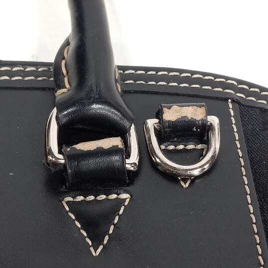Dooney and Bourke Black Fabric/Leather Purse image number 4