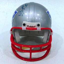 HOF Curtis Martin Autographed Mini-Helmet New England Patriots