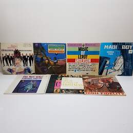 Lot of 7 Vintage Classical/Big Band Vinyl Records - Leroy Anderson, George Paoa, Dorthy Provine, Herb Alpert+++