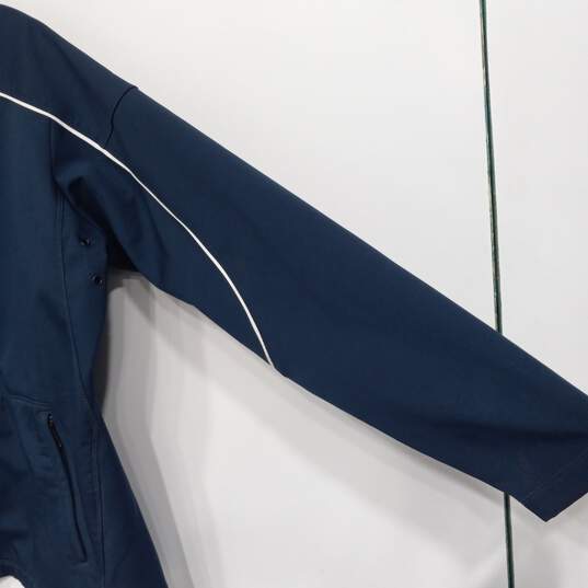 Nike Blue Softshell Fleece Lined Jacket Women's Size L image number 3