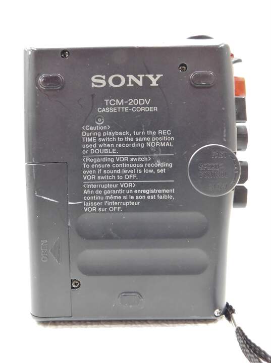 Working Sony TCM-20DV Cassette Player Recorder image number 3