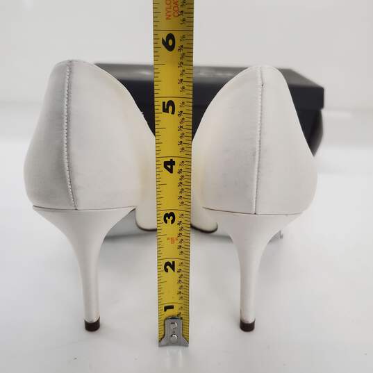 Nina Satin Pump Bow Women Sandal Heels Size 7.5 with Box image number 4