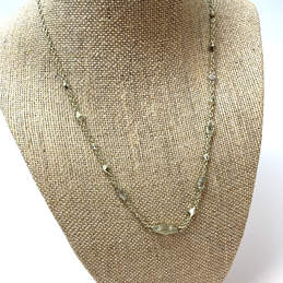 Designer Kendra Scott Gold-Tone Crystal Stone Beaded Chain Necklace