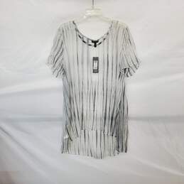 Eileen Fisher Gray Sheer Silk Tunic WM Size XL NWT