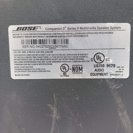 BOSE Companion 3 Series II Subwoofer Only image number 4