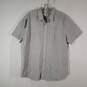 Mens Floral Regular Fit Short Sleeve Collared Button-Up Shirt Size XL image number 1