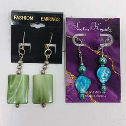 Beautiful Purple and Blue Tone Costume Jewelry Set alternative image