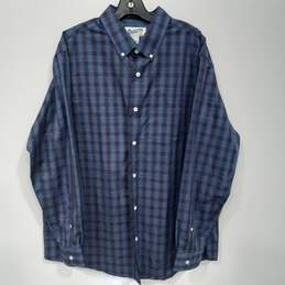 Men’s Duluth Trading Co. Relaxed Fit Button-Up Front Pocket Casual Shirt Sz L
