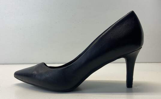 Alfani Step N Flex Jeules Black Leather Pumps Women's Size 9 image number 2