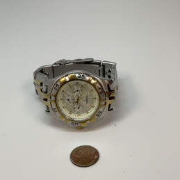 Designer Fossil Blue BQ-9183 Two-Tone Stainless Steel Analog Wristwatch