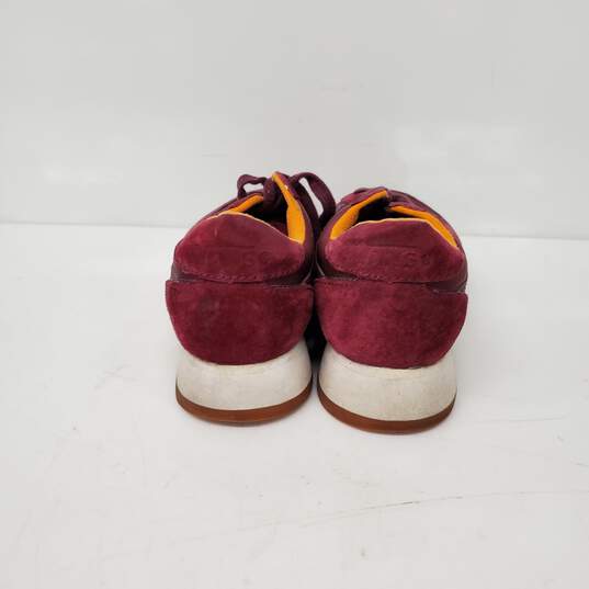 Vans Ultra Cush Burgundy Suede Lace up Sneakers Size 4.0 image number 4