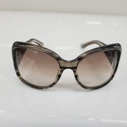 Gucci Oversized Translucent Gray Sunglasses alternative image