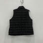 Womens Black Sleeveless Mock Neck Full-Zip Puffer Vest Size 1X image number 2