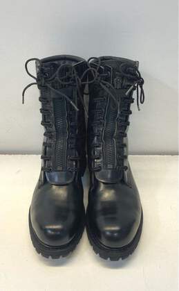 All American Boot Black Leather Combat Lace Up Boots Men's Size 9.5 E alternative image
