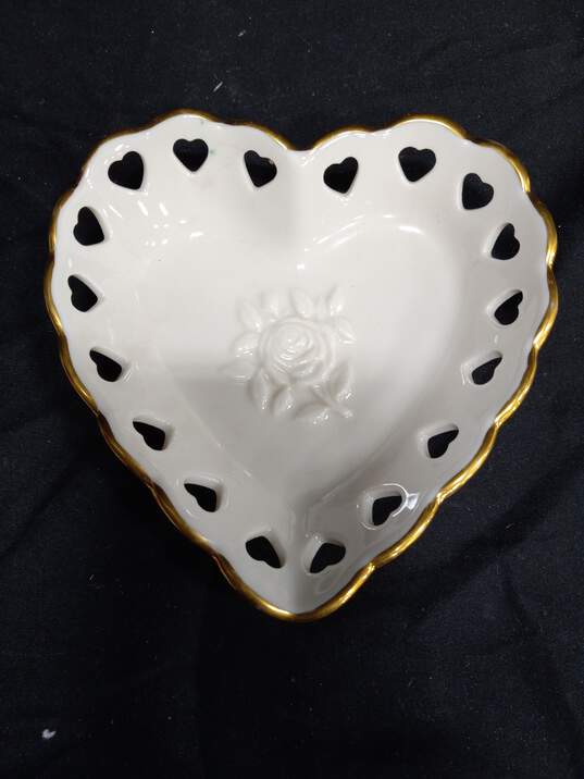 Lenox Heart Shaped Trinket Dish Ring Holder image number 6