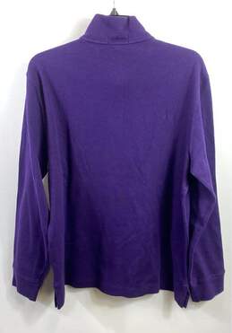 Polo Ralph Lauren Men Purple Mock Neck Sweater M alternative image