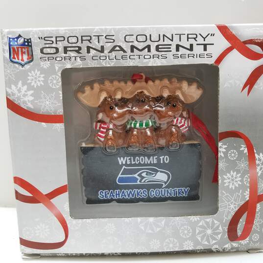 NFL Gone Tailgating Ornament IOB x2 image number 2