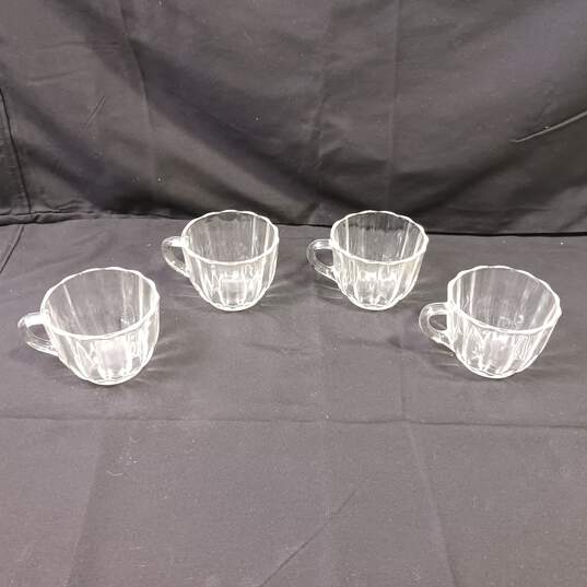 Bundle of 4 Glass Punch Cups image number 1