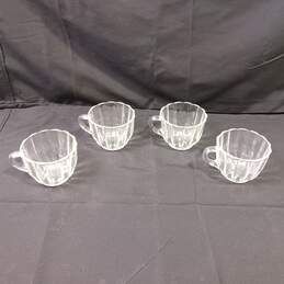 Bundle of 4 Glass Punch Cups
