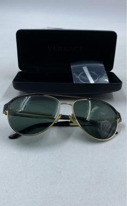 Versace Green Sunglasses - Size One Size image number 1