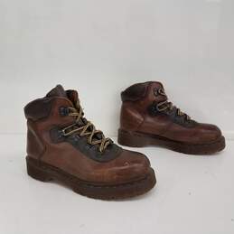 Dr. Martens Brown Leather Boots Size 8 alternative image