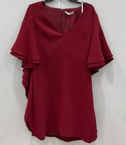 Halston Heritage Women's Size 6 Red Dress