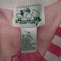 NWT VTG Quacker Factory WM's Pink Embroidered Summertime Short Sleeve Cardigan Size M image number 4