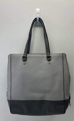 Kate Spade Gray Leather Tote Bag alternative image