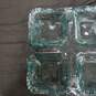 Vitrocolor Teal Recycled Glass Relish Tray image number 3