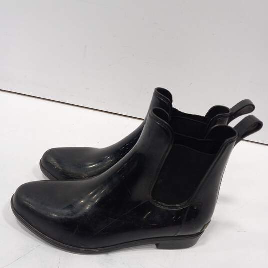 Ralph Lauren Women's Black Rubber Chelsea Boots Size 9 image number 5