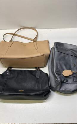 Coach Assorted Lot of 3 Leather Bags