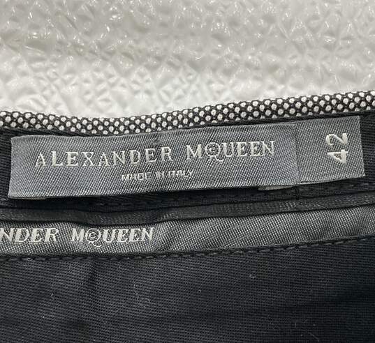 Alexander McQueen Black & White Slacks image number 3