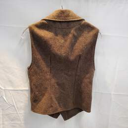 Filson Brown Button Up Vest Size S alternative image