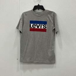 Levi's Womens Multicolor Graphic Print Crew Neck Pullover T-Shirt Size XL