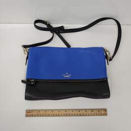 Kate Spade New York Holden Street Blue & Black Pebble leather Crossbody Bag