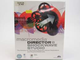 Macromedia Director 8 Shockwave Studio for Mac and Windows Education Ten Pack SEALED