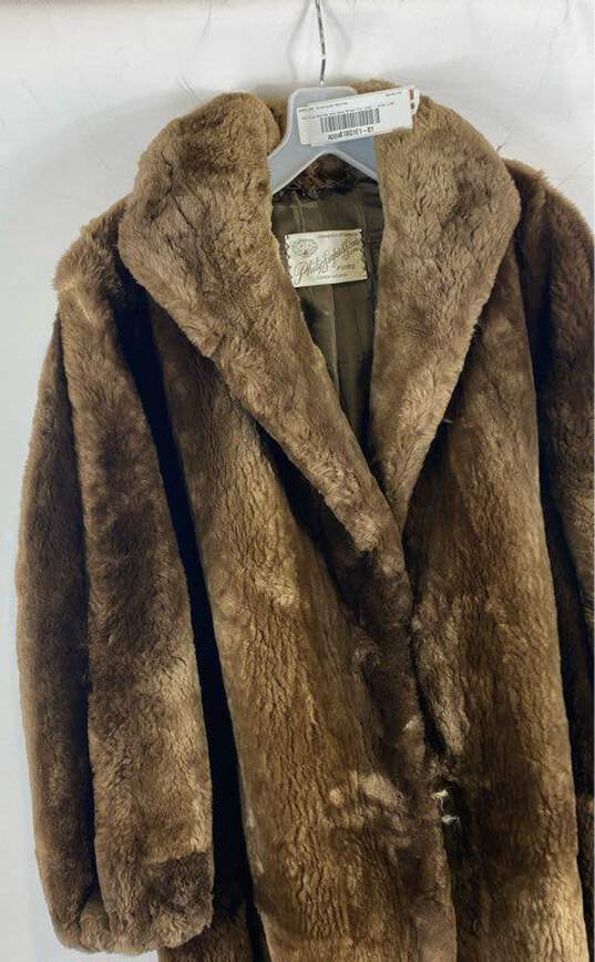 Phillip Surfas and Sons Brown Fur Coat - Size L/XL image number 5