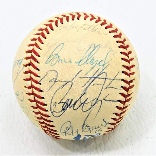 1993 Milwaukee Brewers Team Signed Baseball image number 5