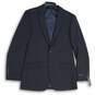NWT Bachrach Mens Black Notch Lapel Single Breasted Two Button Blazer Size 38S image number 1
