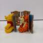Set of Plush Winnie the Pooh and Tigger Wooden Bookends image number 2