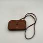 Kate Spade Womens Brown Leather Detachable Strap Small Crossbody Bag Purse image number 1