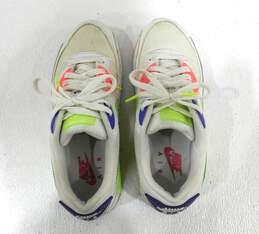 Nike Air Max 90 White Neon Women's Shoe Size 7.5 alternative image