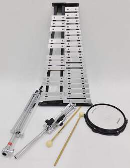 Ludwig Brand 30-Key Model Metal Glockenspiel Kit w/ Rolling Case and Accessories