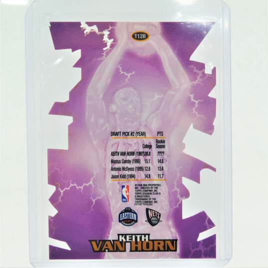 1997-98 Keith Van Horn Stadium Club Triumvirate Luminous Rookie Die-Cut image number 3